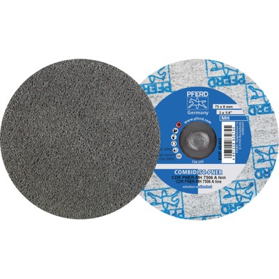 PFERD - COMBIDISC verpresste Vliesronde CDR PNER Ø 75 mm Mittelhart A Fein für Finish