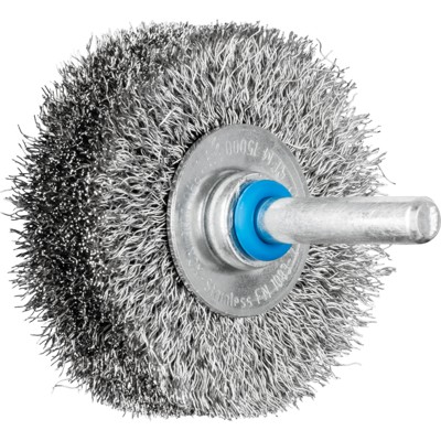 PFERD - POS Rundbürste ungezopft RBU Ø50x15 mm Schaft-Ø6 mm Edelstahl-Draht-Ø0,20 (10)