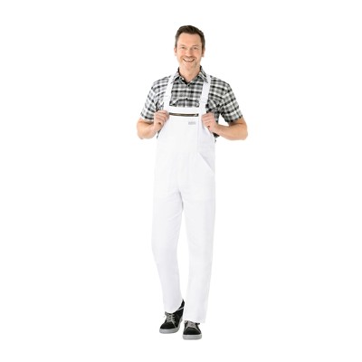 Planam - Latzhose 0125 reinweiß, Größe 110