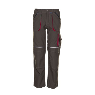 Planam - Bundhose 2823 oliv/rot, Größe 46