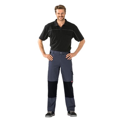 Planam - Bundhose 2123 grau/schwarz, Größe 29