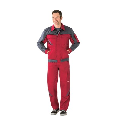 Planam - Bundjacke 2316 rot/schiefer/schwarz, Größe 26