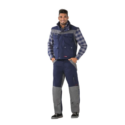 Planam - Winterweste 2582 marine/zink, Größe S