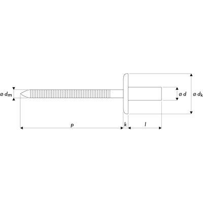 QONNECT® - Q-Sealed Dicht-/Becherniet Edelstahl A2/A1 Großkopf 3.2 X 06 X 10