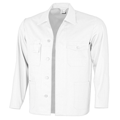 qualitex® - Arbeitsjacke "basic" weiß, Größe 66