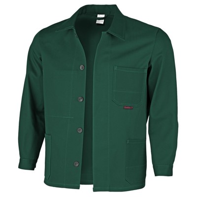 qualitex® - Arbeitsjacke "favorit" grün, Größe 44