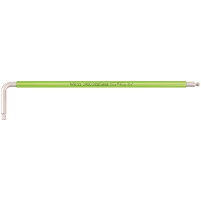 Wera® - 3950 SPKL Multicolour Imperial Winkelschlüssel, zöllig, Edelstahl, 3/32" x 112 mm