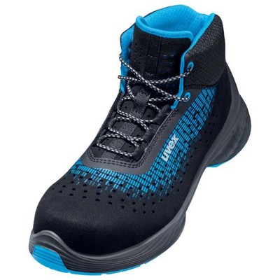uvex - 1 G2 Stiefel S1 68319 schwarz/blau, Weite 12, Größe 47