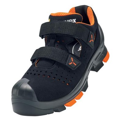 uvex - Sicherheitssandale xenova® 6500/2, S1P SRC ESD, schwarz/orange, W11, Größe 40