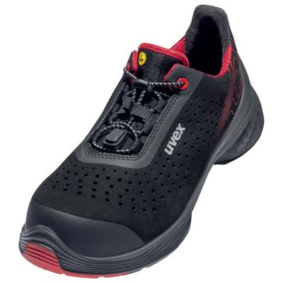 uvex - 1 G2 Halbschuhe S1P 68374 schwarz/rot, Weite 14, Größe 51