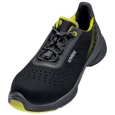 uvex - 1 G2 Halbschuhe S1 68430 schwarz/gelb, Weite 14, Größe 46
