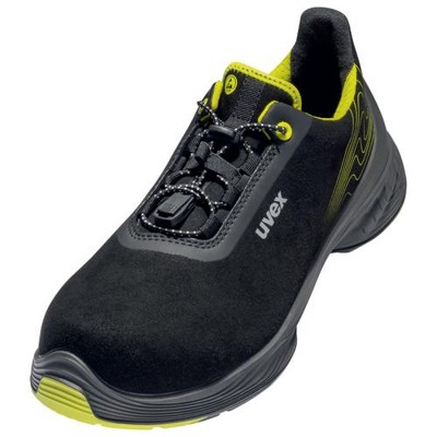 uvex - 1 G2 Halbschuhe S2 68440 schwarz/gelb, Weite 14, Größe 45